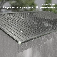 Outsunny Abrigo de Jardim Exterior para Armazenamento de Ferramentas com 4 Janelas 12,4 m² 340x386x200 cm Branco e Cinza Escuro(m-7)