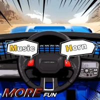 AIYAPLAY 12V Battery Powered Kids Ride-On Car, Electric Truck w/ Spring Suspension, Remote, Music, Horn, Lights, Blue(m-7)