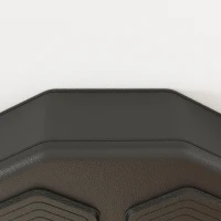 SPORTNOW Macchina da Boxe Musicale a Parete, con Connessione Bluetooth e Luci Blu, 40x40 cm, Nero(m-7)