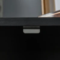 Vinsetto Mueble de Oficina Portadocumentos Multiuso con Cerradura, 2 Puertas y Estante Interior, 80x40x80 cm, Negro(m-4)