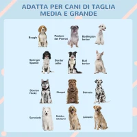 PawHut Casetta per Cani in PP Impermeabile con Tetto Inclinato e Porta di Ingresso, 84.2x98.2x82 cm, Grigio(m-7)