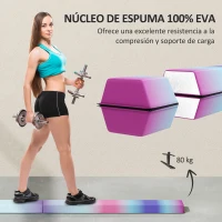 SPORTNOW Barra de Equilibrio Gimnasia Plegable 236 cm Barra de Gimnasia Artística para Niños Entrenamiento en Casa Multicolor(m-5)
