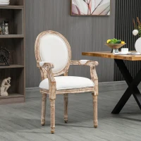 HOMCOM eetkamerstoel retro design(m-10)