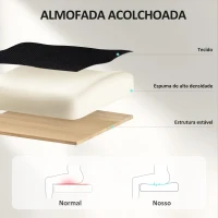 Vinsetto Cadeira de Escritório com Função Reclinável Apoio para a Cabeça e Suporte Lombar 62x67x108-118 cm Cinza Escuro(m-5)