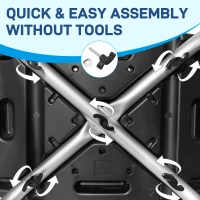 HOMCOM Height Adjustable Bath Stool, Aluminium Shower Stool with Non-Slip Pads for Elderly, Disabled, Seniors, Pregnant, Black(m-8)