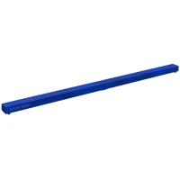 SPORTNOW Viga de gimnasia plegable 210 cm en terciopelo, viga de equilibrio con base antideslizante, para niños y adultos, azul(m-7)