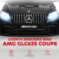 HOMCOM Masina Electrica pentru Copii Mercedes, Negru(m-4)