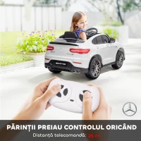 Homcom Masina Electrica Copii – Mercedes, 3-5 Ani cu Centura Siguranta(m-5)
