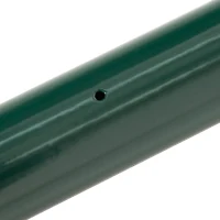 Outsunny Malla de Alambre Soldada Entremado 7,3x6,3 cm Altura 2 m Longitud 10 m postes, Refuerzos Incluidos Acero revestimiento PVC(m-5)