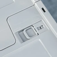 HOMCOM Carretilla de bicicleta con caja de almacenamiento desmontable y plegable de 65L, carga máxima de 40KG(m-5)