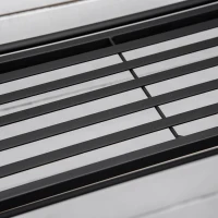 Outsunny Estante de Flores Soportes de Macetas Porta Planta Escalera Plantas con estantes en metal 3 Niveles Forma escalera(m-5)