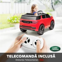 Aiyaplay Masina Electrica pentru Copii 3-6 Ani, cu Telecomanda, Centura, Muzica, Claxon si Faruri, 106x65.5x51 cm, Rosu(m-7)