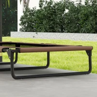 PawHut Cama de perro elevada portátil, cama para mascotas elevada con malla transpirable, para perros grandes, Café(m-5)