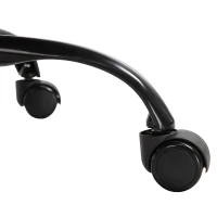 Vinsetto Bürostuhl Ergonomischer Chefsessel 360° Drehbar Computerstuhl höhenverstellbar mit Kopfstütze und gepolsterte Armlehnen mit Fußstütze Kunstleder 68 x 80 x 120–126 cm(m-12)