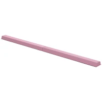SPORTNOW Barra de Equilibrio 2,4 m, plegable, suelo antideslizante, para más de 3 años, hasta 80 kg, Rosa(m-1)