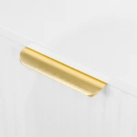 HOMCOM Bufet de bucătărie, mobilier de depozitare cu 2 uși, raft reglabil, picioare metalice, 60 x 40 x 80 cm, alb(m-4)