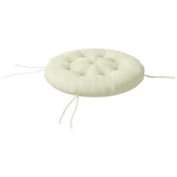 Outsunny Covoraș de șezut, covoraș pentru scaun, covoraș șezut, cu design tufted, 80 cm x 80 cm x 10 cm, Crem(m-7)