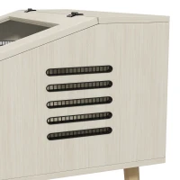 PawHut Terariu pentru reptile, vivarium pentru șerpi 140L cu ferestre din sticlă securizată, capac, 100 x 50 x 60 cm(m-3)