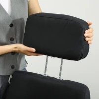 Vinsetto Fotoliu de birou mare confort spătar reglabil suport pentru picioare role 360° lin 62 x 68 x 127 cm negru(m-5)