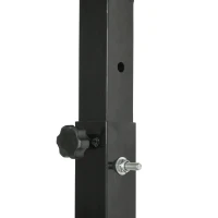 HOMCOM Suport de baschet cu role, reglabil pe înălțime 210-260 cm, potrivit pentru interior și exterior, negru(m-5)