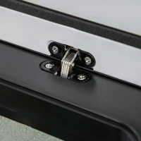 Outsunny Frigorifică auto 50L cu afișaj LCD, 2 moduri, compresor, 12/24V DC și 110-240V AC, gri și negru.(m-4)