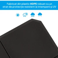 Outsunny Baza pentru Umbrela cu Brat din 4 Piese, Postament(m-7)