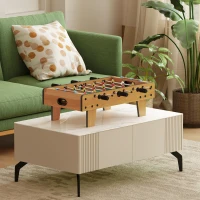 HOMCOM Masă de fotbal pentru copii de peste 6 ani 2 mingi 18 jucători 69 x 37 x 24 cm(m-2)