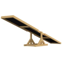 PawHut Balansoar pentru antrenament de agilitate la câini, antiderapant, cu o capacitate de încărcare de până la 50 kg, 180 x 30 x 30 cm(m-4)