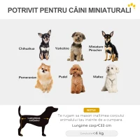 PawHut Cărucior Pliabil pentru Câini de Talie Mică cu Intrare la 45°, Geantă și Pernă, 53x45x28 cm, Albastru(m-8)