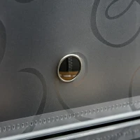 HOMCOM Mobilier de depozitare pentru pantofi modular 6 cuburi dreptunghiulare empilabile - negru(m-5)