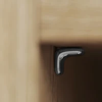 HOMCOM Bibliotecă etajeră de depozitare 5 niveluri cu rafturi reglabile pentru sufragerie, dormitor, birou, 30x24x133,5cm, natural(m-4)