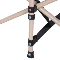 Outsunny Pat de camping pliant, cadru ușor, greutate maximă 150 kg, 190 x 68 x 52 cm, verde, cu geantă de transport.(m-4)