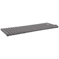 Outsunny Matelas gonflable pentru camping 1 persoană pliabil cu geantă de transport 195 x 70 x 10 cm gri(m-6)