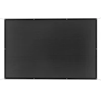 Outsunny Voal de umbră rectangular 3 x 2 m voal de umbră cu protecție UV pentru terasă balcon exterior balcon, negru(m-1)