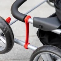 PawHut Hondenbuggy inklapbaar met bekerhouder zonnedak zwart(m-9)