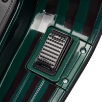 AIYAPLAY Motocicletă electrică pentru copii Vespa 6V dim. 107L x 47l x 73H cm Muzică MP3 Port USB Far 2 roți de antrenare - Verde(m-5)