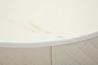 Mauro Ferretti Noptiera Cu Puf, Crem,  Cm Ø 52X70 - Ø 36X37(m-5)