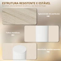 HOMCOM Estante de Cozinha de 3 Níveis Estante de Cozinha com 3 Prateleiras Giratórias Estrutura de Metal e Design em Degraus 40x18x36,5 cm Madeira(m-6)