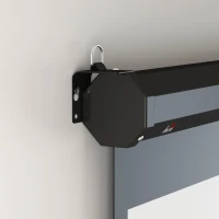 HOMCOM Ecran de proiecție TV și Home Cinema de 99 de inci, video proiector 1:1 4K HD, 178L x 178H cm(m-4)