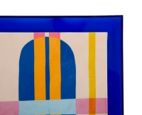 Mauro Ferretti Pictura Pe Panza Lacuită Cu Lac Acrilic Și Ramă -B- Cm 60X3,3X78(m-3)