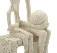 Mauro Ferretti Statuetă Maternitate Cu Pietre, 10 X 7,5 X 26 Cm(m-6)