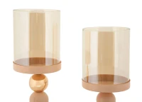 Mauro Ferretti Set Suporturi Lumanare 2 Bucati Cm Ø10X32-10X34(m-3)