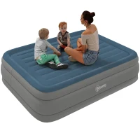 Outsunny King-Size Inflatable Mattress, with Built-In Electric Pump and Bag(m-10)