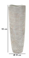 Mauro Ferretti Vază din rășină poliuretană cm ø 19 x 53(m-7)