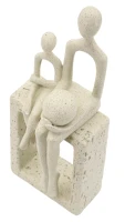 Mauro Ferretti Statuetă Maternitate Cu Pietre, 10 X 7,5 X 26 Cm(m-5)