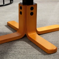 HOMCOM Fotoliu de Masaj cu Functie de Intindere si Taburet, Inclinare 145°, Poliester, 80 x 86 x 99 cm, Negru(m-5)