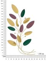 Mauro Ferretti Panou Decorativ Colorat Pentru Perete,  59 X 3,8 X 98,4 Cm(m-6)