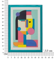 Mauro Ferretti Tablou Pictat Pe Panza, Picassy, Cu Rama -B- Cm 50X3,3X68(m-7)