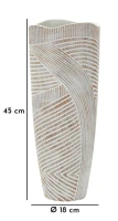 Mauro Ferretti Vază din rășină poliuretana cm ø 18x43(m-8)