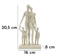 Mauro Ferretti Statuetă Familie Cm 16X8X30,3(m-9)